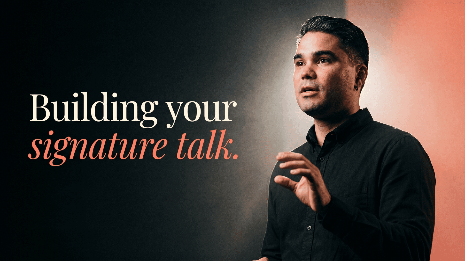 Ben Sherry — Building your signature talk